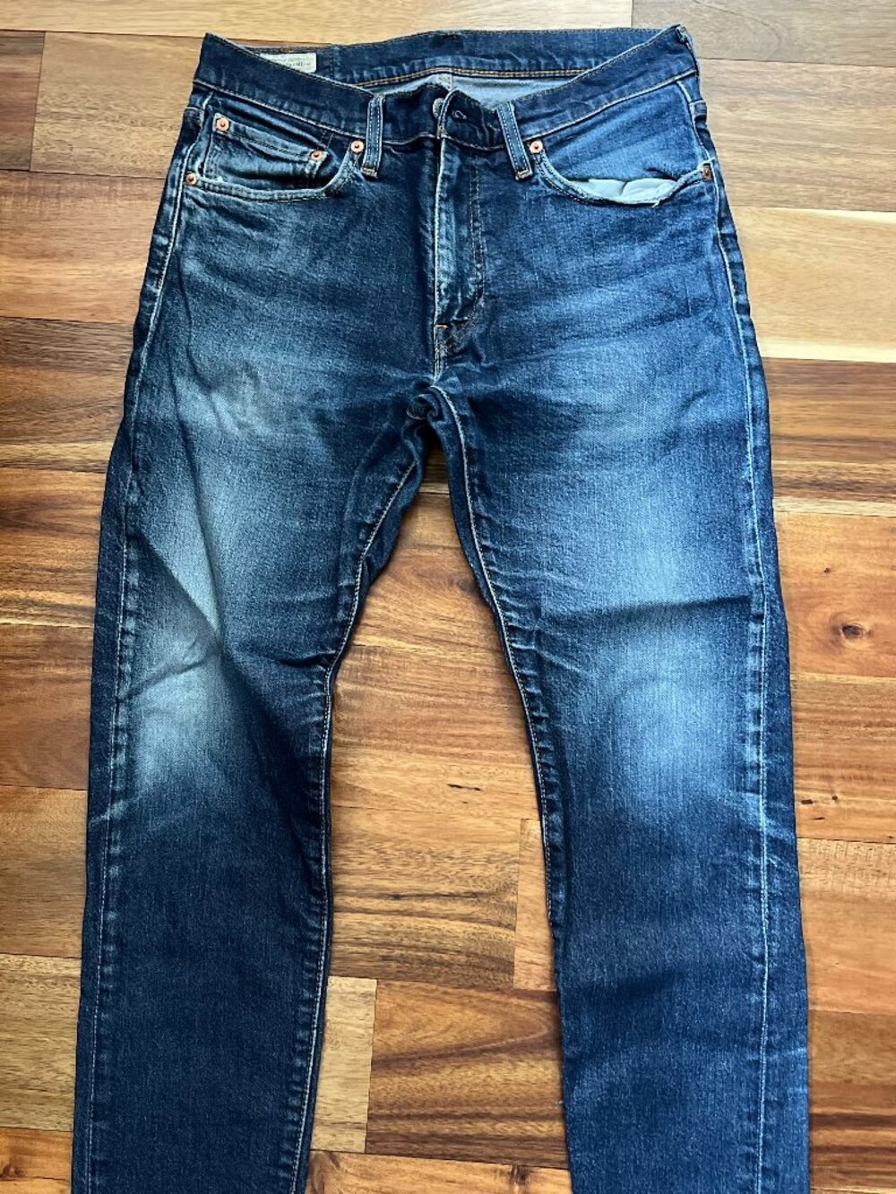 Levi's Premium Denim Blue Jeans Dark Wash